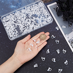 200 шт. пластиковая фурнитура для сережек-клипс FIND-SP0001-06