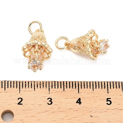 Латунные микро проложить кубического циркония подвески&nbsp;LS-KK-B133-06G-01