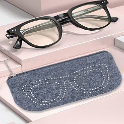 3шт. фетровый футляр для очков&nbsp;AJEW-LP0002-29