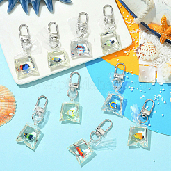 9 шт. подвеска в виде рыбки из смолы&nbsp;HJEW-YW00216