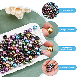 300 шт. Непрозрачные акриловые бусины&nbsp;FIND-DC0005-87