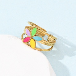 Кольца-манжеты из нержавеющей стали 304 для женщин RJEW-D334-02C-G