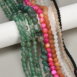 Природных драгоценных камней смешанного бисер нитей G-F591-22