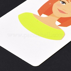 Бумажные карты дисплея серьги DIY-B061-04B