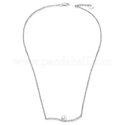 925 стерлингового серебра кубического циркония кулон ожерелье TS-N336-S