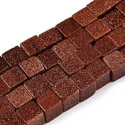 Синтетические голдстоуновские бисер пряди G-T139-8x8-18A