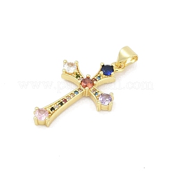 Латунные микро проложить кубического циркония подвески&nbsp;KK-D317-108G