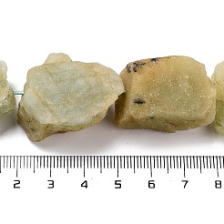 Необработанные грубые нити натурального аквамарина G-K383-B01-01