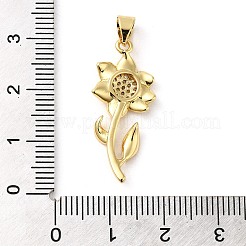 Стойки обшивки латунь микро проложить Циркон подвеску&nbsp;KK-P241-05G