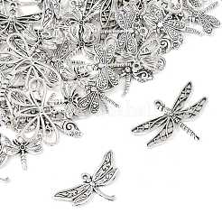 50 шт. подвески в виде стрекоз из сплава в тибетском стиле в двух стилях&nbsp;TIBEP-FS0001-43