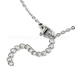 Ожерелья-подвески из натуральных смешанных драгоценных камней с острыми гранеными пулями и медной проволокой&nbsp;NJEW-JN05025-02