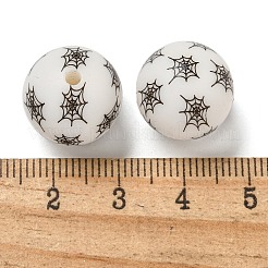 Круглые силиконовые бусины на хеллоуин SIL-K002-03A