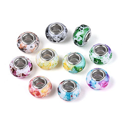 Печатные акриловые Европейский бисером&nbsp;GPDL-N006-01A-02