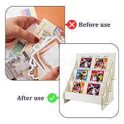 Одноуровневые стеллажи для ювелирных изделий из самшита&nbsp;ODIS-WH0025-293