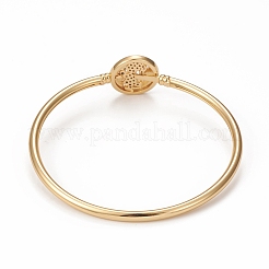 Браслеты из латуни с микропаве из кубического циркония BJEW-E071-16G-02