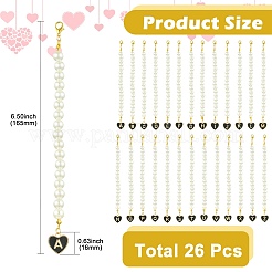 26 шт. подвеска из акрила и эмали&nbsp;HJEW-CJ00053