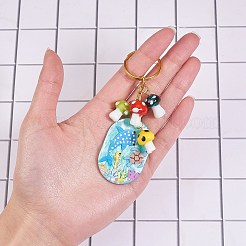 55 шт. 11 стильные бусины в виде грибов ручной работы лэмпворк LAMP-SZ0001-14