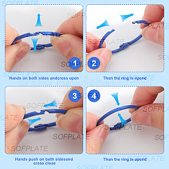 100 шт. 5-цветный цинковый сплав&nbsp;FIND-SP0002-66