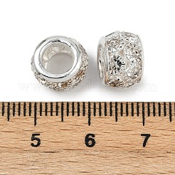 Латунные бусины со стразами  KK-U071-01S