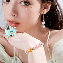 110 шт. 11-х цветные матовые прозрачные акриловые бусины&nbsp;OACR-TA0003-52