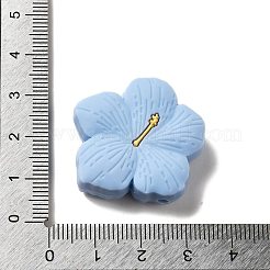 Силиконовые фокусные бусины вишневого цвета&nbsp;SIL-B069-02G