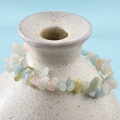 Натуральный морганит из бисера&nbsp;X-BJEW-JB02683-02