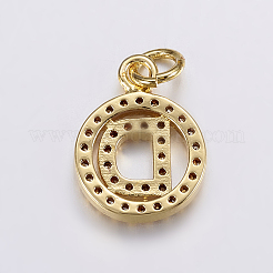 Долговечная покрытая латунь и латунь для микропланшетов с кубическими буквами из циркония&nbsp;ZIRC-A007-04D-G