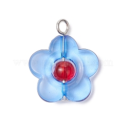 Цветочные прозрачный акрил подвески&nbsp;PALLOY-JF03721