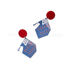 Пасхальные акриловые серьги-подвески&nbsp;FS-WG3F047-04