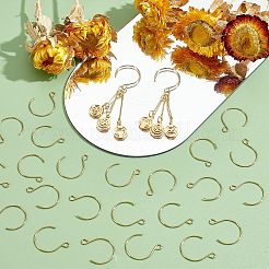 40 шт. ионное покрытие (IP) крючки для сережек из нержавеющей стали 304&nbsp;STAS-UN0036-42