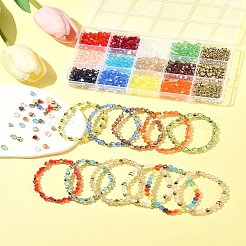 Набор для самостоятельного изготовления браслетов из стеклянных бусин&nbsp;DIY-FS0007-70