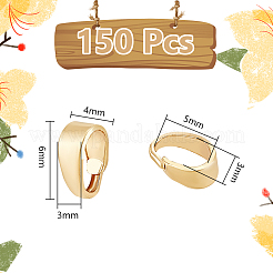 150 шт. латунные защелки на дужках KK-UN0002-70