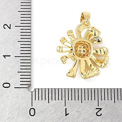 Латунные микро проложить кубического циркония подвески&nbsp;X-KK-D357-18G