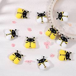 10шт 2 вида силиконовых бусин в виде пчелы JX692A