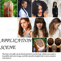 Алюминиевые дреды бусы украшение для волос ALUM-R003-02-1