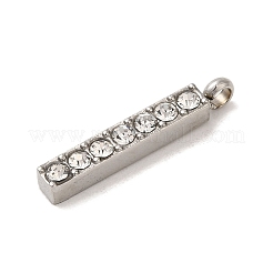 Подвески из нержавеющей стали 304 со стразами STAS-S131-09P