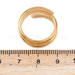 Кольца-манжеты из нержавеющей стали Flower 304 для женщин&nbsp;LS-RJEW-Z123-02G