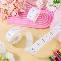 2 рулон сердца с наклейками-благодарностями&nbsp;DIY-TA0013-58A