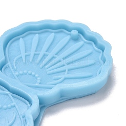 Силиконовые Молды для кулонов в форме ракушек&nbsp;DIY-M034-01