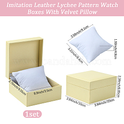 Коробки для хранения часов из АБС-пластика&nbsp;CON-WH20005-10B