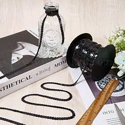 Блестящая лента из ПВХ с блестками OCOR-WH20050-007