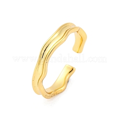 Латунные манжеты для женщин RJEW-H248-03G