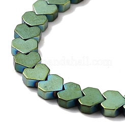 Нити немагнитных синтетических гематитовых бусин с вакуумным покрытием pvd G-G849-08