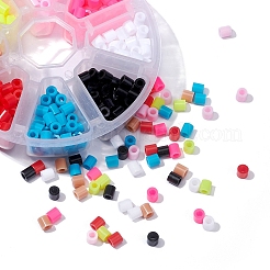 480 шт. 8 цвета pe diy мелти бусины плавкие бусины заправки DIY-YW0003-22