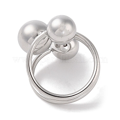 Регулируемые манжеты из нержавеющей стали марки 304 для женщин&nbsp;RJEW-G315-04P