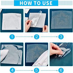 Блеск исправления горный хрусталь (термоклей на спине) DIY-FG0001-40