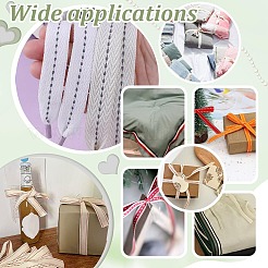 Хлопковая лента «елочка» длиной 45 м. OCOR-WH0070-148