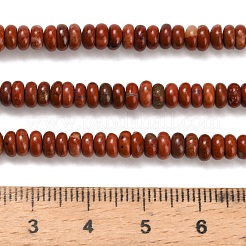 Натуральные красные яшмы бусы пряди G-Z110-B12-2x4mm