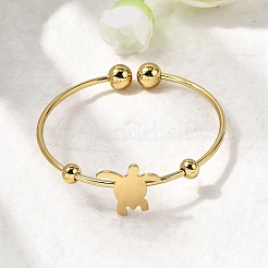 201 браслет-манжета из нержавеющей стали BJEW-Z151-02G-03