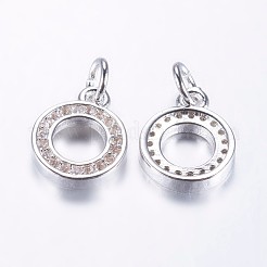 Долговечные латунные микропрофили кубические циркониевые прелести ZIRC-F069-35